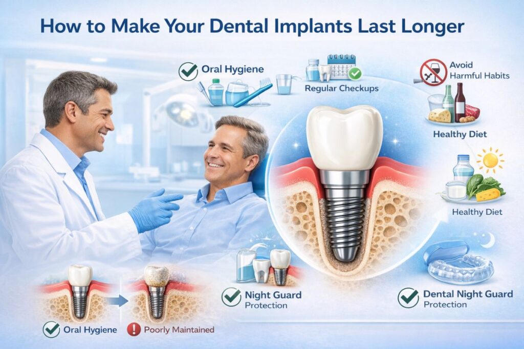 make your dental implants last longer
